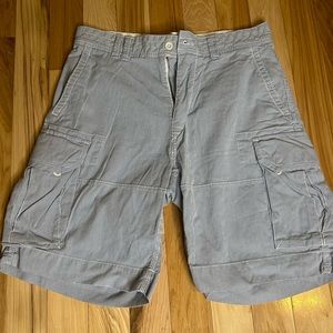 Men’s Blue and White Polo Shorts